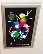 City light Q - naścienny, podświetlany 