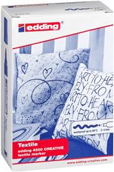Marker tekstylny e-4500 EDDING, 2-3 mm, 10 szt., mix kolorów