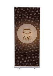 Roll-Banner Budget 85 Complete Set Coffee English
