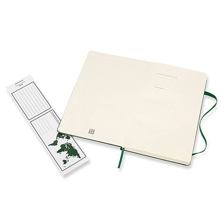 Notes MOLESKINE Classic L (13x21cm), gładki, twarda oprawa, myrtle green, 240 stron, zielony