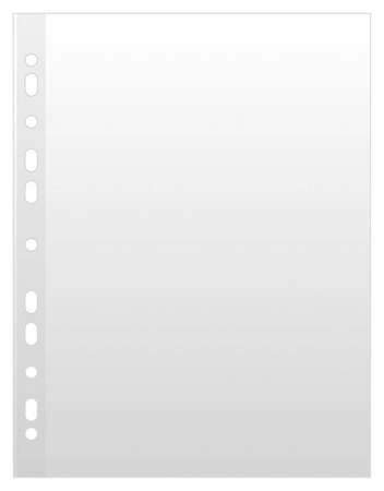 Koszulki na dokumenty DONAU, PP, A4, krystal, 50mikr., 100szt., w pudełku