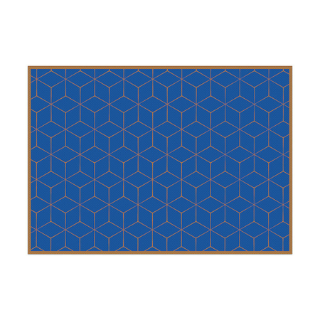 Tischsets Hexagon Grün