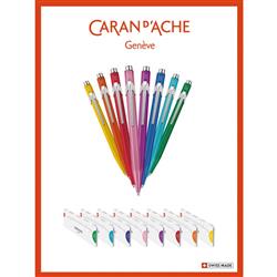 Długopis CARAN D'ACHE 849 Colormat-X, M, w pudełku, turkusowy