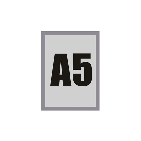 RAMKA MAGNETIC A5 - SREBRNA