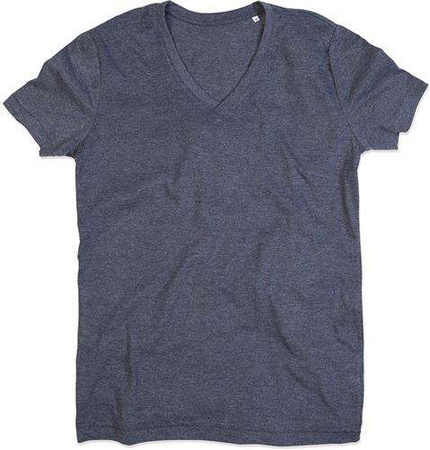 T-SHIRT MĘSKI V-NECK