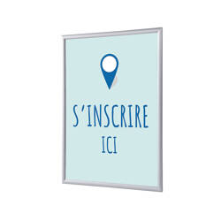 Snap Frame A1 Complete Set Sign In Here Blue French