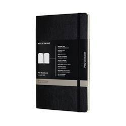 Notes MOLESKINE PROFESSIONAL L (13x21 cm), miękka oprawa, 192 strony, czarny