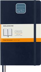 Notes MOLESKINE Classic L (13x21 cm) w linie, miękka oprawa, sapphire blue, 400 stron, niebieski