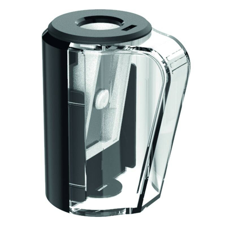 Temperówka plastikowa KEYROAD, pojedyncza, z pojemnikiem, pudełko, mix kolorów