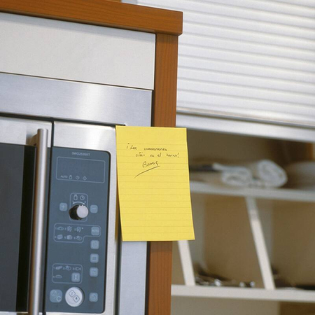 Karteczki samoprzylepne POST-IT® Super Sticky w linie (4690-SS3RIO-EU), 101x152mm, 3x90 kart., paleta Rio de Janeiro