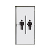 Door Wrap 80 cm Hygiene Facilities Men Black I656