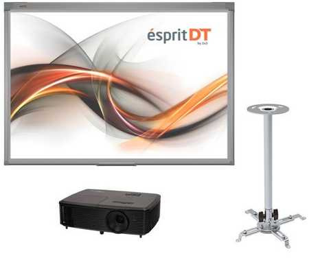 Zestaw interaktywny nr. 8 (Tablica interaktyna DT80; Projektor Optoma DX349; UPB2)