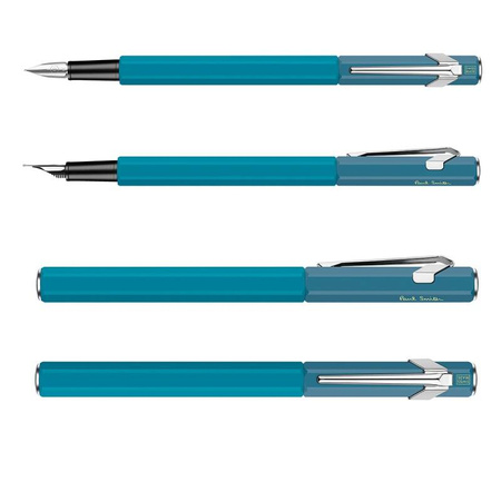 Pióro wieczne 849, Paul Smith Ed4, w pudełku Cyan/Steel F