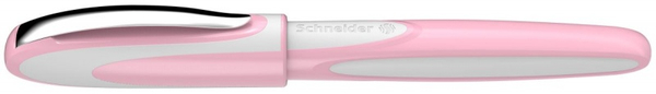 Pióro wieczne SCHNEIDER Ray, M, pud. plastikowe, różowo-białe