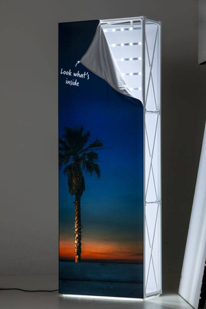 Pop-Up Impress Curved LEDSET 3 x 3