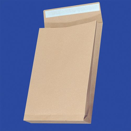 Koperty RBD z taśmą silikonową OFFICE PRODUCTS, HK, B4, 250x353mm, 130gsm, 25szt., brązowe