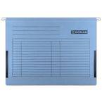 Teczka zawieszkowa DONAU z boczkami, A4, 230gsm, niebieska