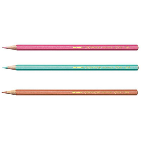 Kredki CARAN D'ACHE Fancolor Metallic, 6 szt.