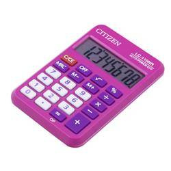 Kalkulator kieszonkowy CITIZEN LC110NR-PK, 8-cyfrowy, 88x58mm, różowy