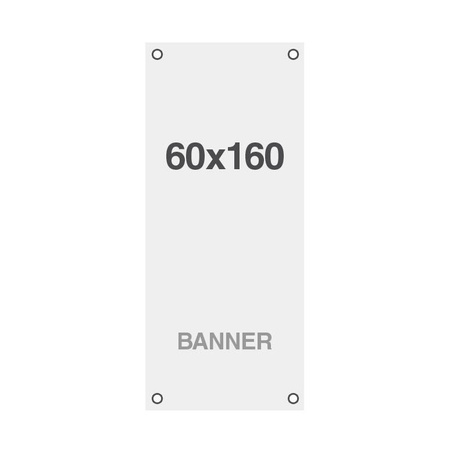 Standard Multi Layer Material Banner With Holes 220g/m2 Matt Finish 80 x 180 cm