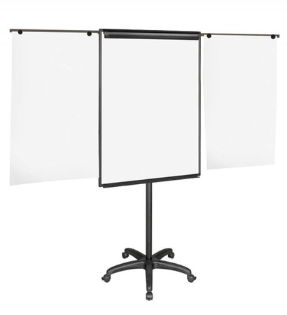 Flipchart mobilny BI-OFFICE, 70x102cm, tablica suchoś. -magn., z wyciąganymi ramionami