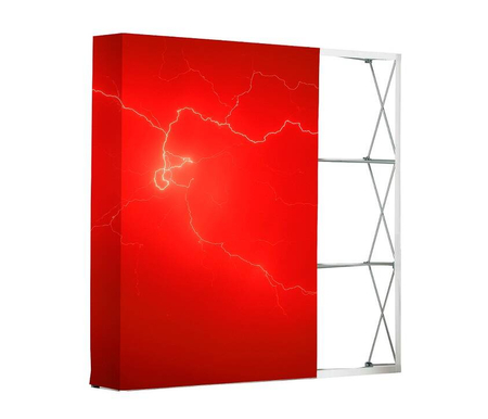 Pop-Up Fabric Premium Straight Graphic Backside 5 x 3