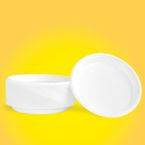 Talerz plastikowy OFFICE PRODUCTS, śr. 22cm, 100 szt., biały