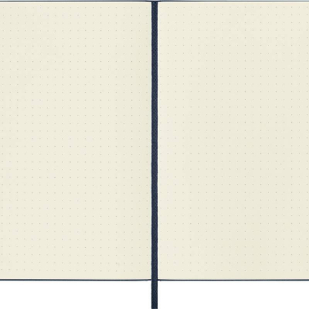 Notes MOLESKINE Classic M (11,5x18 cm) w kropki, twarda oprawa, sapphire blue, 208 stron, niebieski