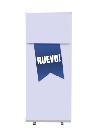 Roll-Banner Budget 85 Komplettset Neu Blau Spanisch