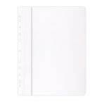 Skoroszyt OFFICE PRODUCTS, PP, A4, miękki, 100/170mikr., wpinany, biały
