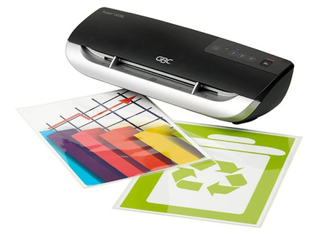 Laminator GBC Fusion 3000, A4, nagrzew.: 1,5min, prędk. laminacji: 30s, grafitowy