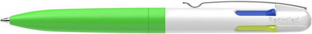 Długopis automatyczny SCHNEIDER TAKE 4 Neon, M, 4 kolory wkładu, zielono-biały