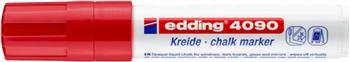 Marker kredowy e-4090 EDDING, 4-15 mm, czerwony