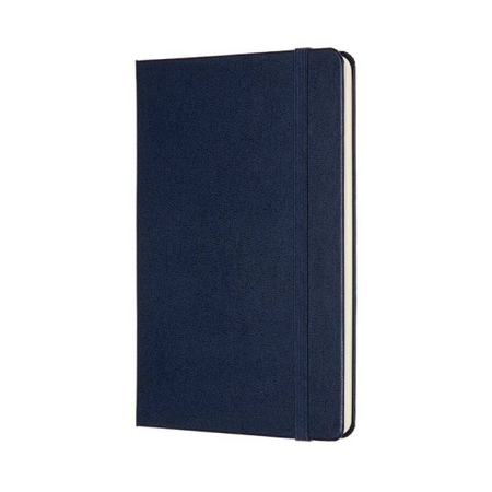 Notes MOLESKINE Classic M (11,5x18 cm) w kropki, twarda oprawa, sapphire blue, 208 stron, niebieski