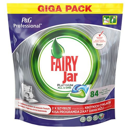 Tabletki do zmywarki FAIRY JAR Platinium, profesjonalne, 84 szt.