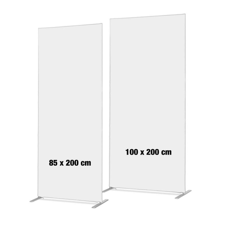 Textile Room Divider Deco 85-200 Double Botanical Green Leaves