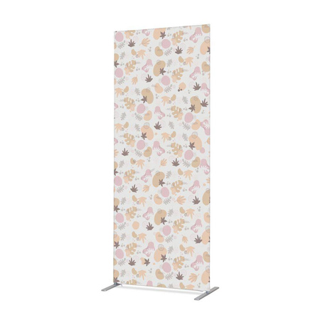 Textile Room Divider Deco 85-200 Double Foya Flowers