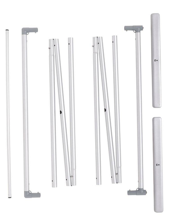 Textil Raumteiler Deko 85-200 Hexagon Grün