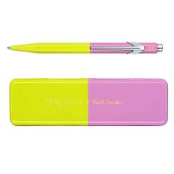 Długopis CARAN D'ACHE 849 Paul Smith Edycja 4, M, w pudełku, Chartreuse/Rose