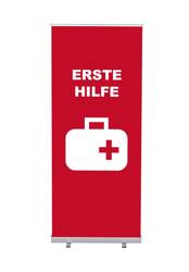 Roll-Banner Budget 85 Complete Set First Aid German
