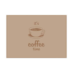 Placemat Coffee Time Light Brown