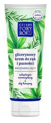 Krem do rąk CZTERY PORY ROKU z olejem konopnym, glicerynowy, 100ml