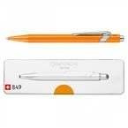 Długopis CARAN D'ACHE 849 Pop Line Fluo, M, w pudełku, pomarańczowy