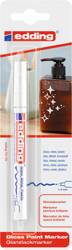 Marker olejowy połyskujący e-751 EDDING, 1-2mm, blister, biały