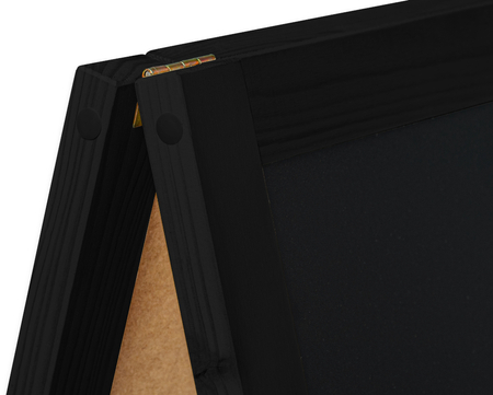 Potykacz drewniany Classic L (61x118 cm) - czarny