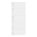 Wkłady do wizytownika ringowego, 250 wizytówek, DONAU bezbarwne 25 szt.