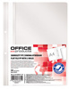 Skoroszyt OFFICE PRODUCTS, PP, A4, 2 otwory, 100/170mikr., wpinany, biały