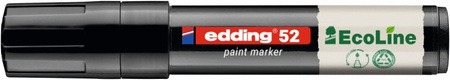 Marker olejowy na bazie wody e-52 EDDING EcoLine, 4-15mm, czarny