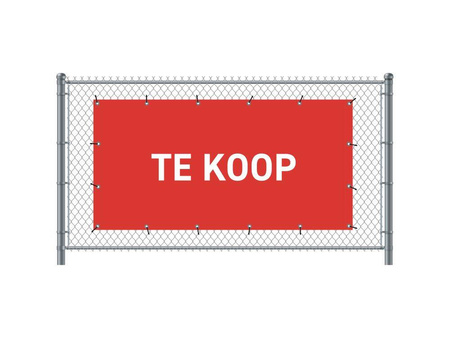 Fence Banner 200 x 100 cm Sale German Red