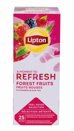 Herbata LIPTON Refresh Forest Fruits, 25 torebek